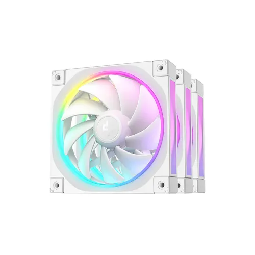 DeepCool FL12 WH 3-in-1 ARGB Case Fan — 120mm