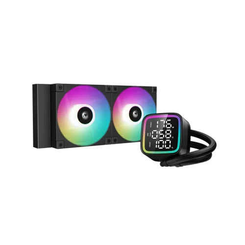 DeepCool LD240 Liquid CPU Cooler — ARGB, 240mm, with Display