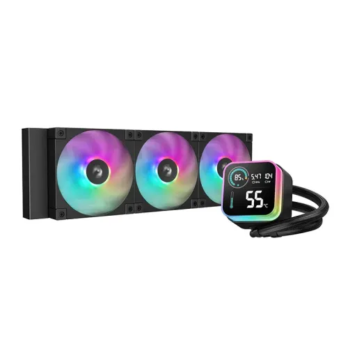 DeepCool LQ360 Liquid CPU Cooler — 360mm ARGB, With Display