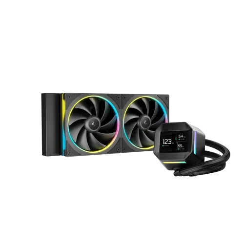 DeepCool LM240 Liquid CPU Cooler — 240mm ARGB, Display