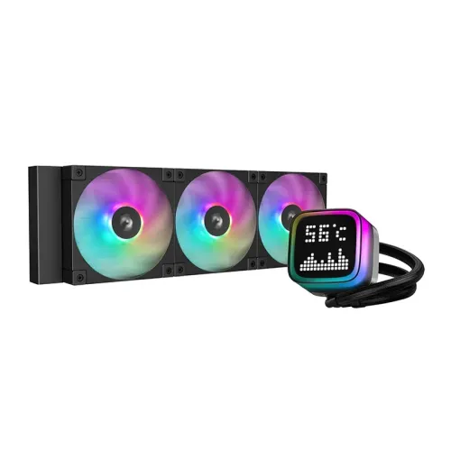 DeepCool LP360 Liquid CPU Cooler — 360mm, ARGB, With Display