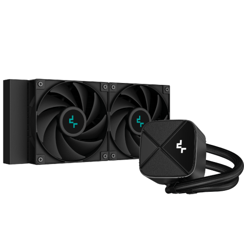 DeepCool LS520S Liquid CPU Cooler — Zero Dark, 240mm