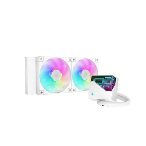 DeepCool LT240 WH ARGB AIO Liquid CPU Cooler — 240mm