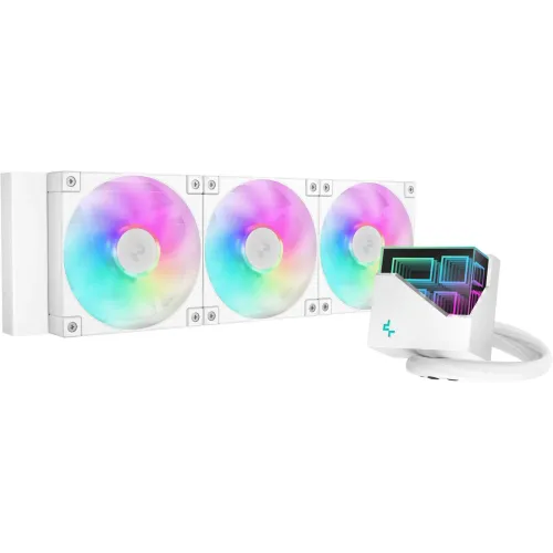 Deepcool LT360 AIO Liquid CPU Cooler — 360mm, ARGB, White