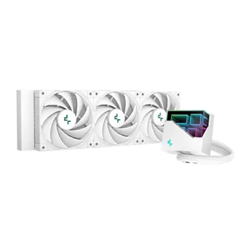DeepCool LT720 WH High-Performance Liquid CPU Cooler — 360mm, RGB