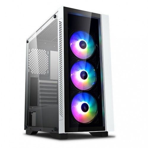 Deepcool MATREXX 55 V3 3F Mid Tower Gaming Case — ADD-RGB, White