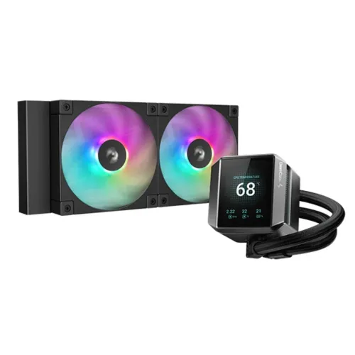 DeepCool MYSTIQUE 240 Liquid CPU Cooler — ARGB, 240mm, Display