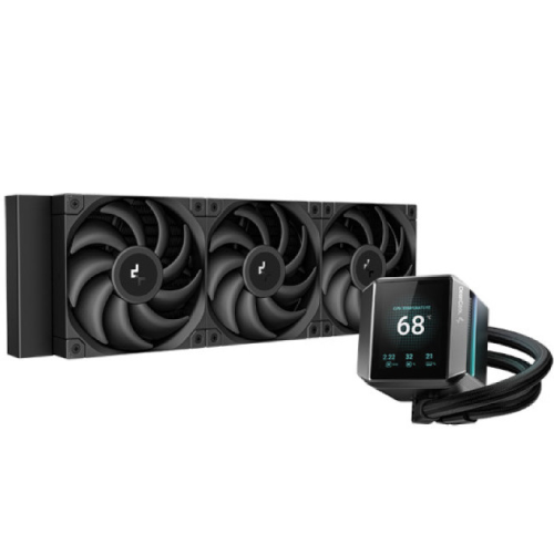 DeepCool MYSTIQUE 360 Liquid CPU Cooler — 360mm, TFT LCD Screen