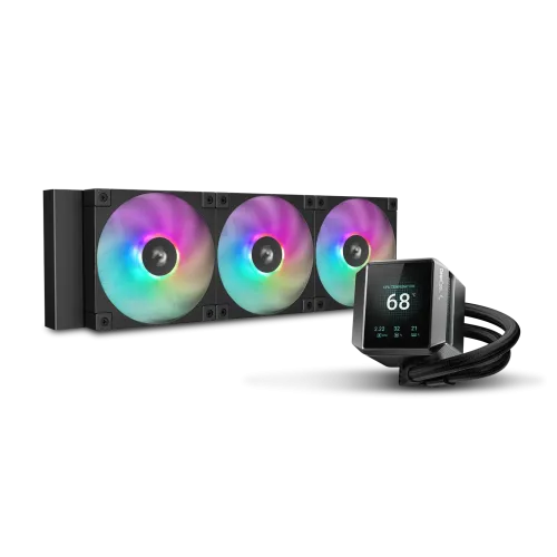 DeepCool MYSTIQUE 360 ARGB Liquid CPU Cooler — 360mm, with LCD Screen