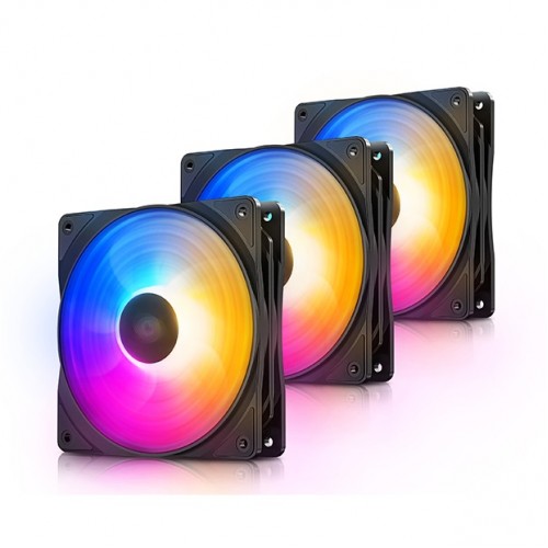 Deepcool RF120 FS LED Case Fan — 120mm, 3-in-1 Pack