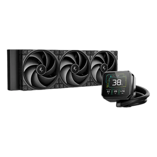 DeepCool Spartacus 360 AIO Liquid CPU Cooler — With Display