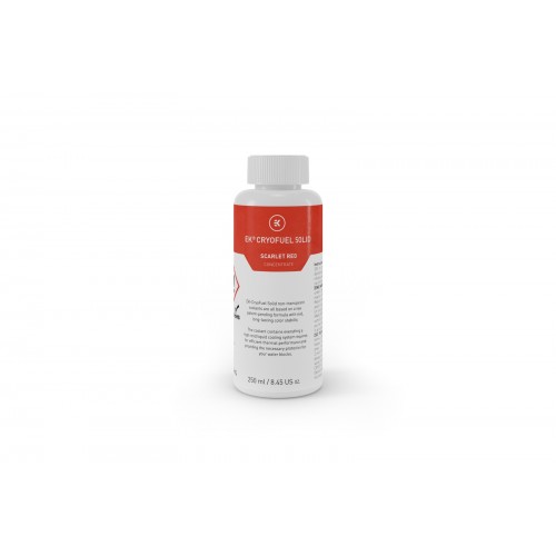 EKWB EK-CryoFuel Non-transparent Coolant — Solid Scarlet RED, 250ml (Conc.)