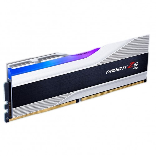 G.Skill Trident Z5 RGB Desktop Memory — 16GB DDR5, 6000MHz CL32, Silver