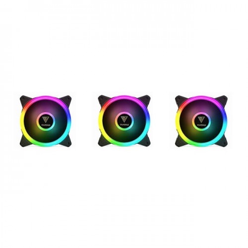 Gamdias AEOLUS M2 1203 Lite RGB PC Case & Radiator Fan — 120mm, 3 Fans Pack