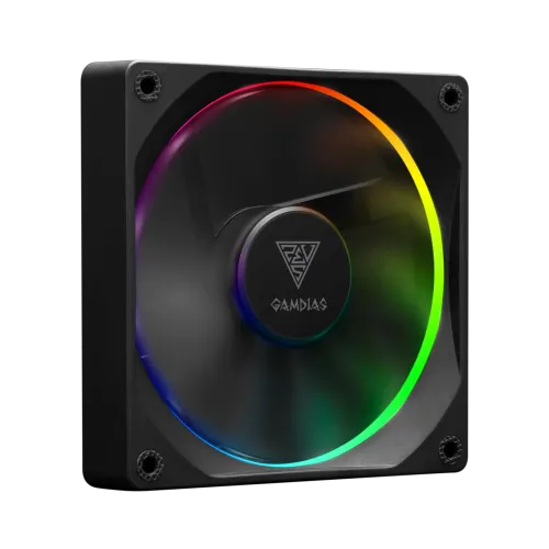 Gamdias AEOLUS M3-1201 Casing Cooling Fan — 120mm, ARGB