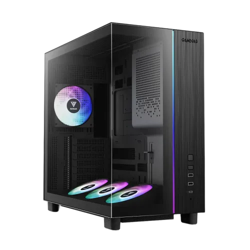 Gamdias ATLAS M4 Mid-Tower Casing — ARGB, ATX