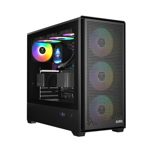 Gamdias AURA GC105 Mid Tower Gaming Casing — ARGB, ATX