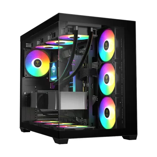 Gamdias Aura GC107 Elite ATX Mid Tower Gaming Case — ARGB