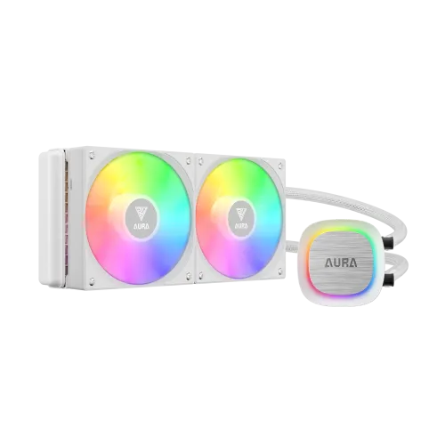 Gamdias AURA GL240 V2 WH Liquid CPU Cooler — ARGB