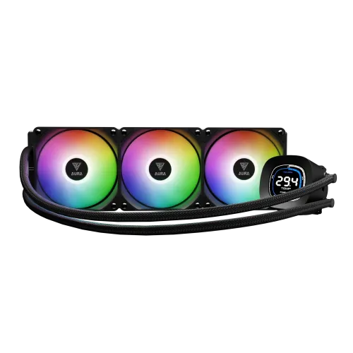 Gamdias AURA GL360 DIGITAL ARGB All-in-One Liquid CPU Cooler — With Display