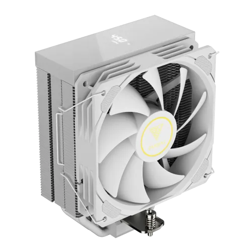 Gamdias BOREAS E2-41D Air CPU Cooler — Single Tower, Digital Display, White