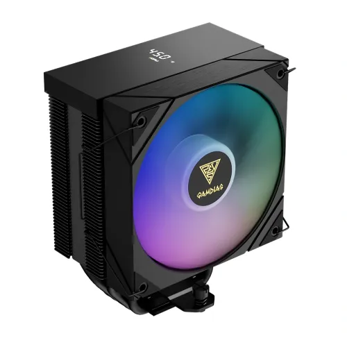 Gamdias BOREAS M2-51D CPU Air Cooler — Single Tower, ARGB Digital Display