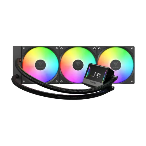 Gamdias CHIONE E4-360 V2 AIO Liquid CPU Cooler — 360mm ARGB, With Display