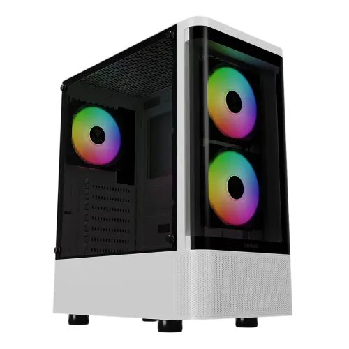 Gamdias TALOS E3 CG WH ATX Mid-Tower Gaming Casing — ARGB