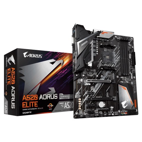 Gigabyte A520 Aorus Elite ATX Gaming Motherboard — AMD AM4