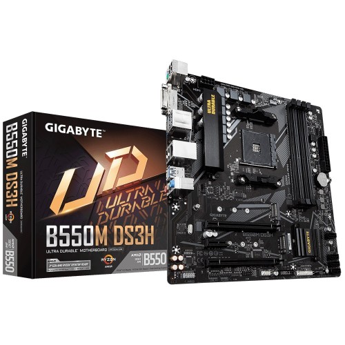Gigabyte B550M DS3H AMD Micro ATX Motherboard — AM4