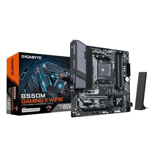 GIGABYTE B550M GAMING X WIFI6 Micro-ATX Motherboard — AM4