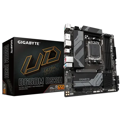 GIGABYTE B650M DS3H Motherboard — DDR5, AMD AM5, Micro-ATX