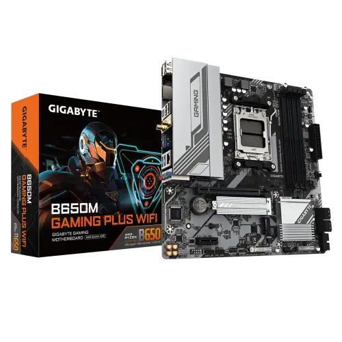 GIGABYTE B650M GAMING PLUS WIFI Motherboard — DDR5, AM5