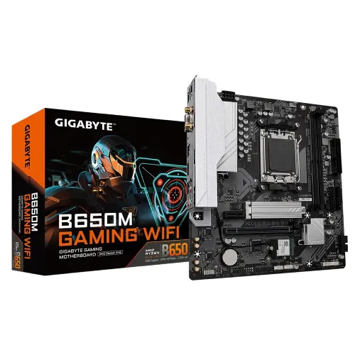 GIGABYTE B650M GAMING WIFI Micro-ATX Motherboard — AM5