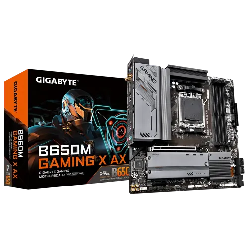 GIGABYTE B650M GAMING X AX Motherboard — DDR5, AM5