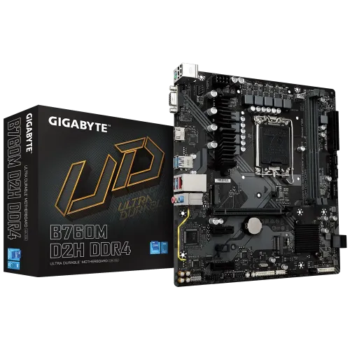 GIGABYTE B760M D2H Motherboard — DDR4, Micro-ATX