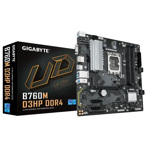 GIGABYTE B760M D3HP Motherboard — DDR4, Micro-ATX
