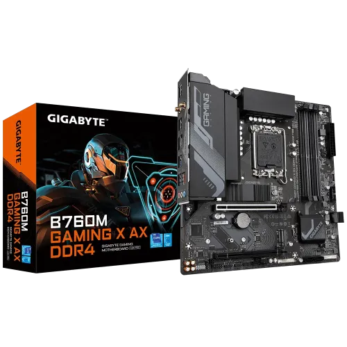 GIGABYTE B760M GAMING X AX Micro-ATX Motherboard — DDR4
