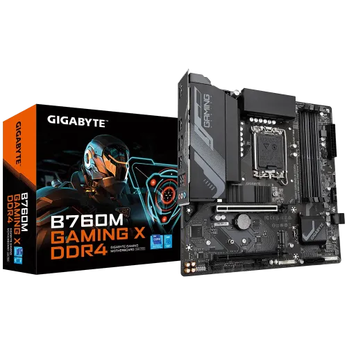 GIGABYTE B760M GAMING X Motherboard — DDR4, Micro-ATX