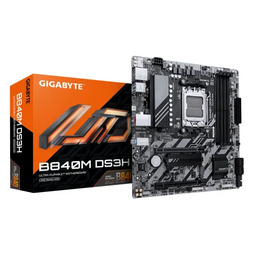 Gigabyte B840M DS3H mATX Motherboard — AMD AM5
