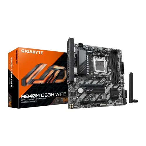 Gigabyte B840M DS3H WIFI6 Micro-ATX Motherboard — AMD AM5