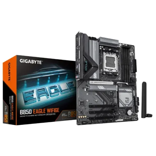 GIGABYTE B850 EAGLE WIFI6E Motherboard — AMD AM5, DDR5, ATX