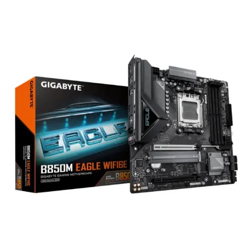 GIGABYTE B850M EAGLE WIFI6E Micro-ATX Motherboard — AMD AM5, DDR5