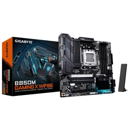 GIGABYTE B850M GAMING X WIFI6E Micro-ATX Motherboard — AMD AM5, DDR5