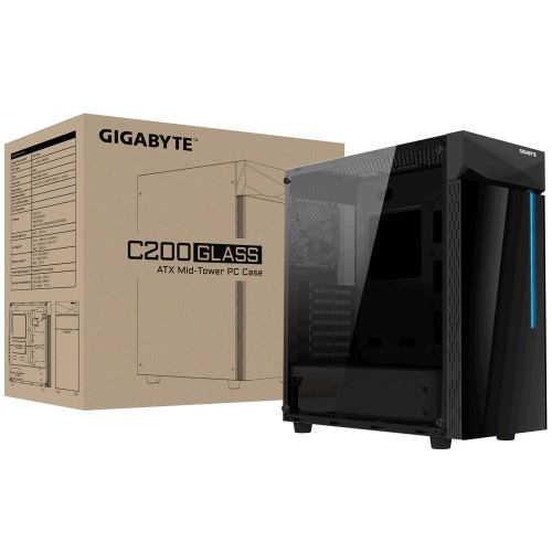 Gigabyte C200 Glass Casing — RGB LED
