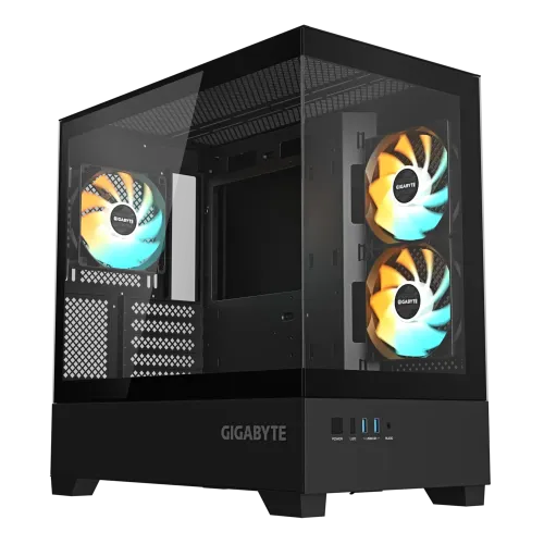 GIGABYTE C201 PANORAMIC Mid Tower Casing — M-ATX