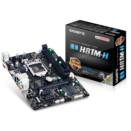 GIGABYTE GA-H81M-H Motherboard — 4th Gen, Micro ATX