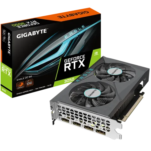 GIGABYTE GeForce RTX 3050 EAGLE OC Graphics Card — 6GB GDDR6
