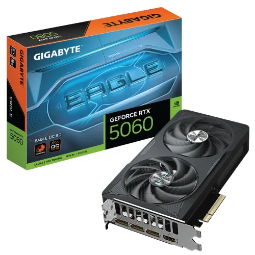 GIGABYTE GeForce RTX 5060 EAGLE OC Graphics Card — 8G GDDR7