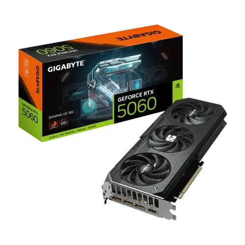 GIGABYTE GeForce RTX 5060 GAMING OC Graphics Card — 8GB GDDR7